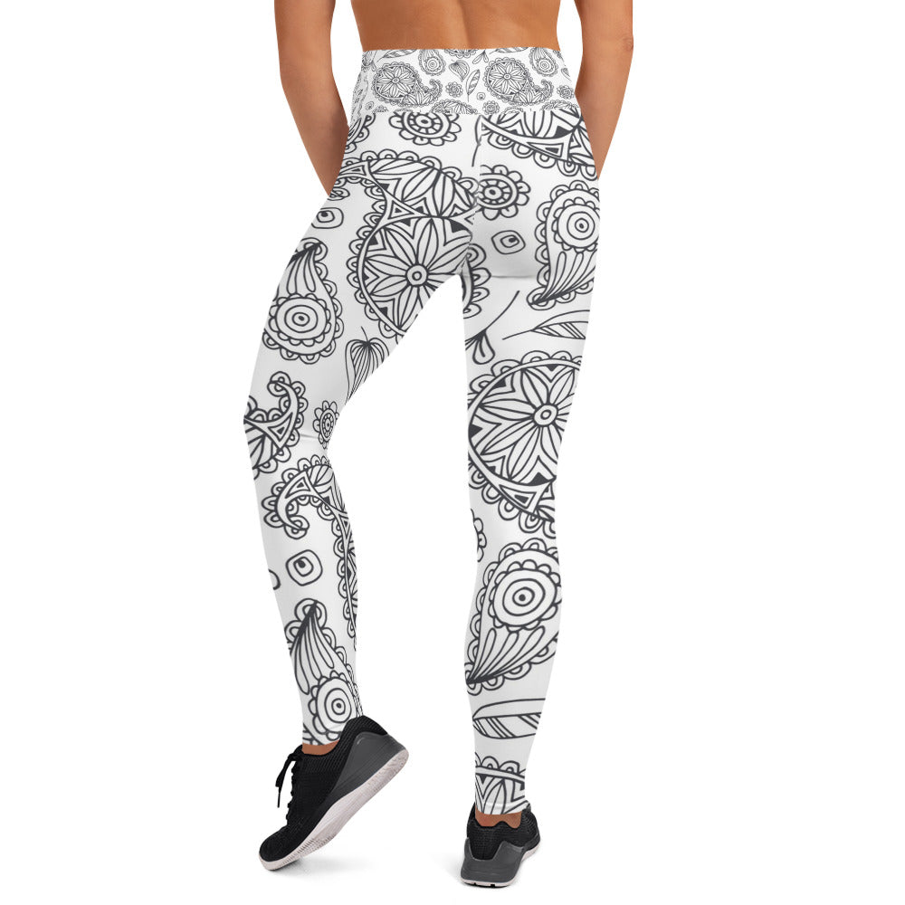 Paisley Yoga Leggings