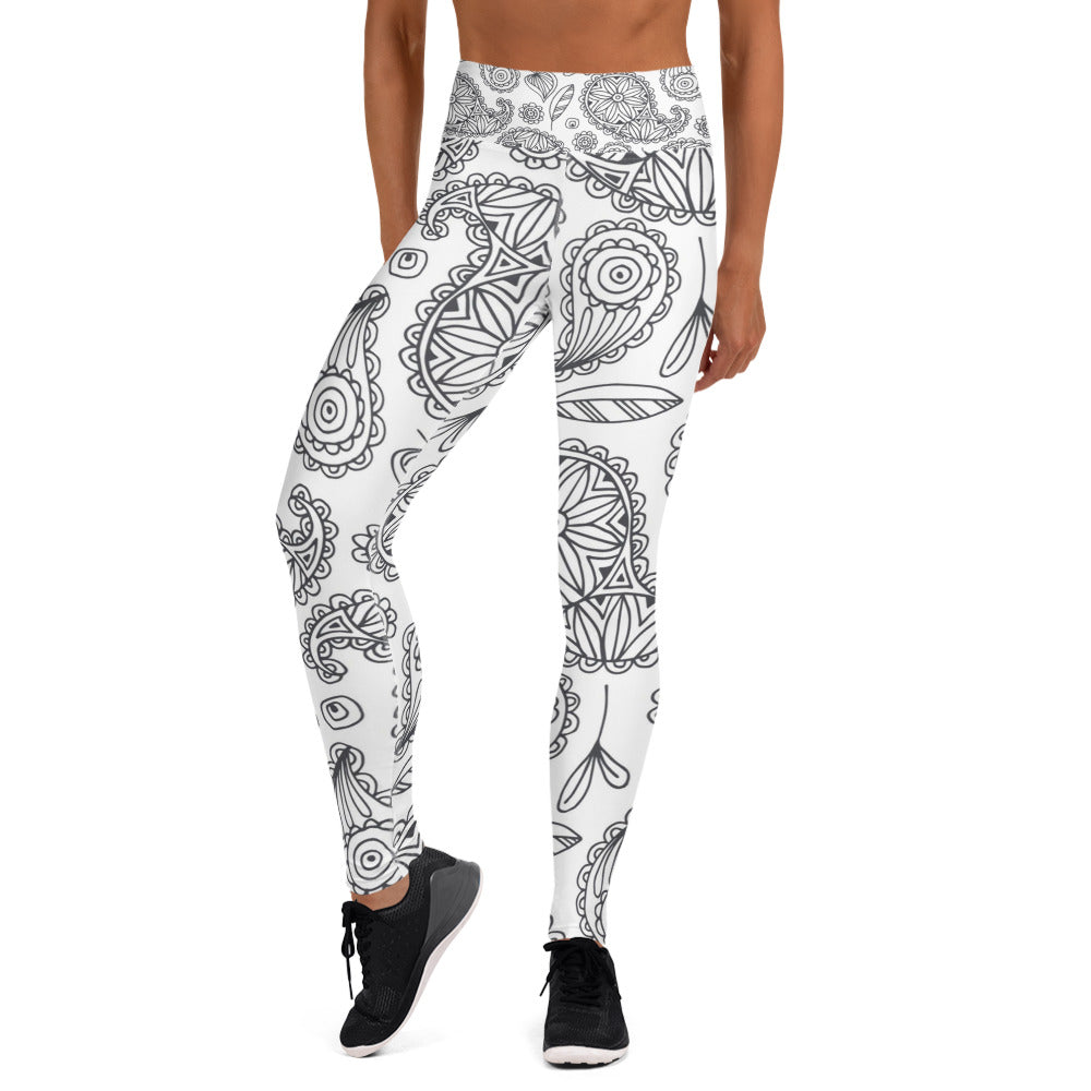 Paisley Yoga Leggings