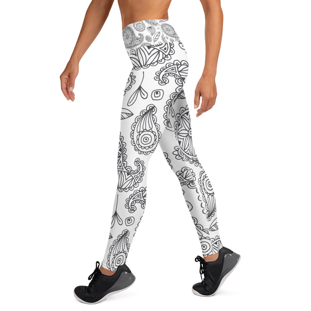 Paisley Yoga Leggings