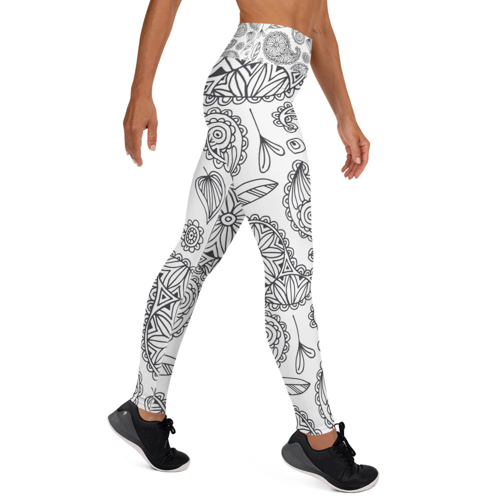 Paisley Yoga Leggings