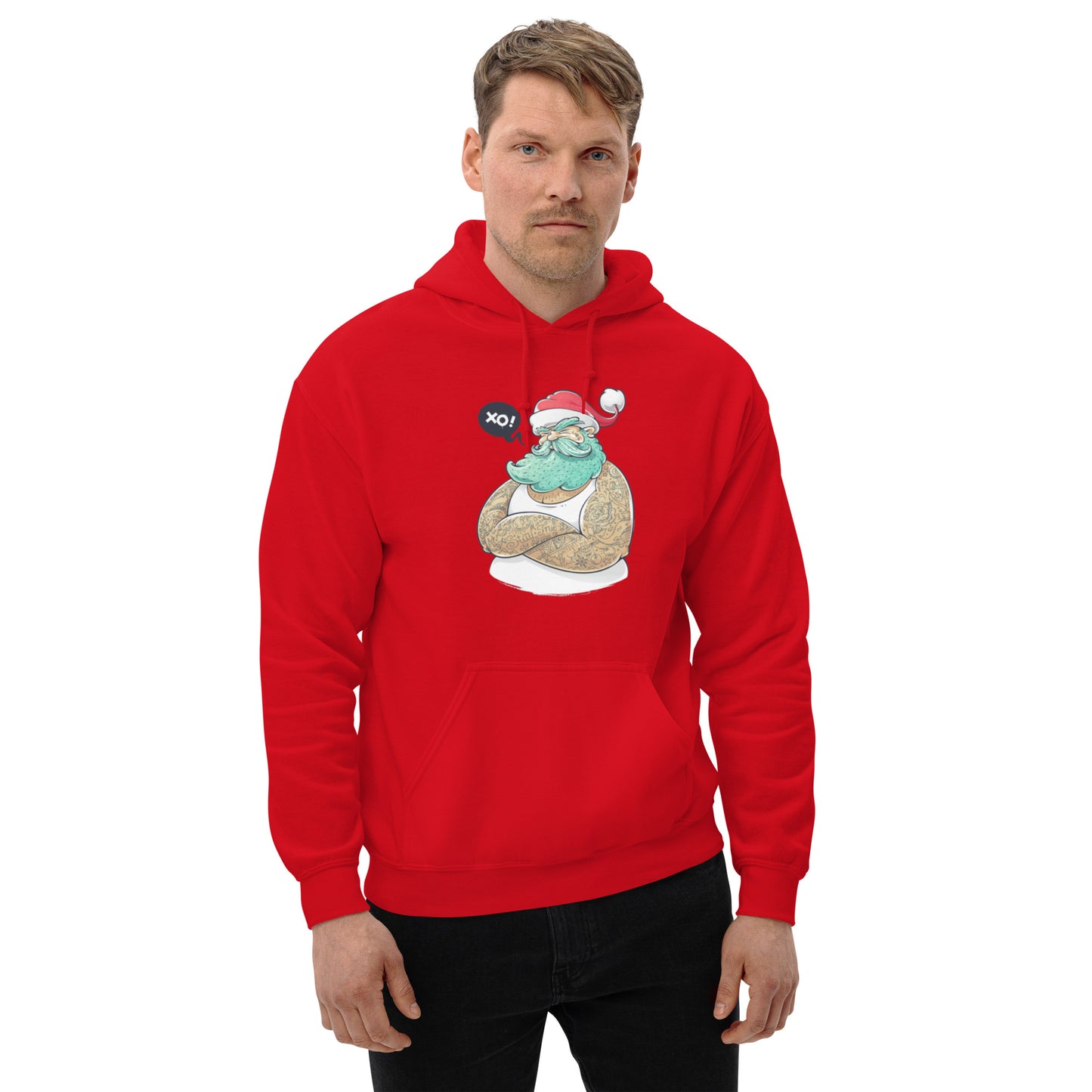 Tatted Santa Hoodie