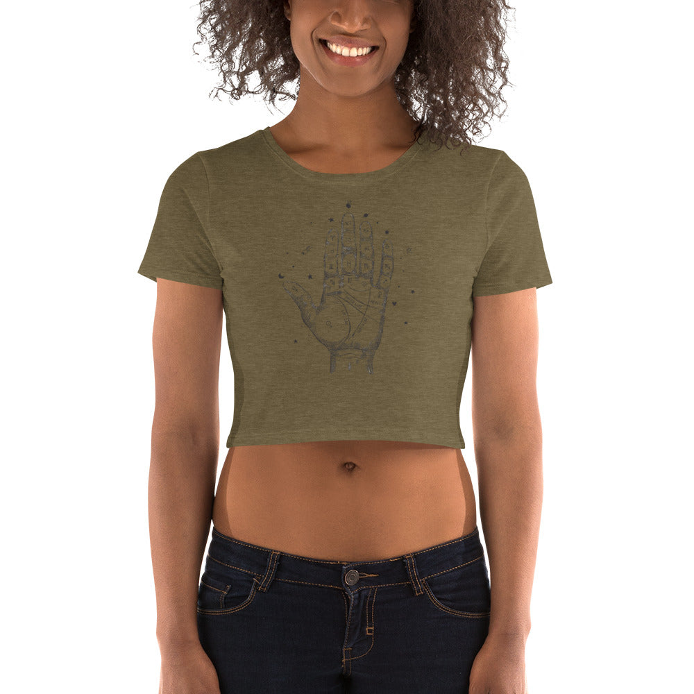 Palmistry Crop Tee