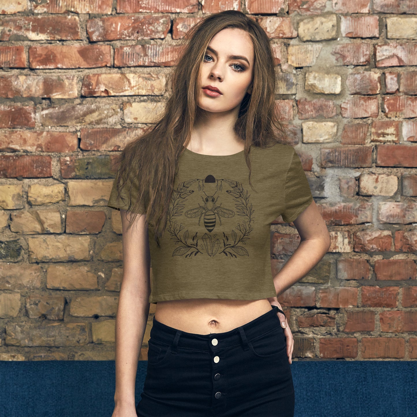 Bee Mythical Crop Tee