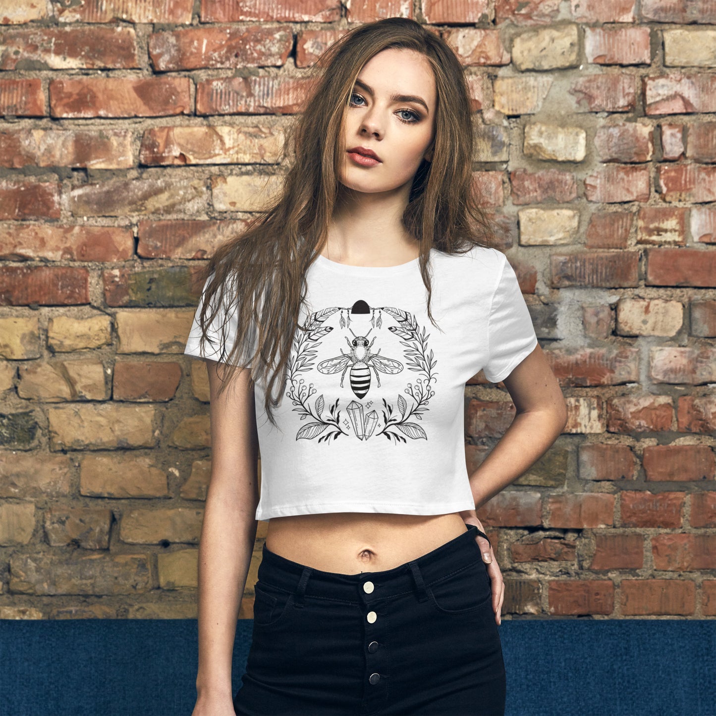 Bee Mythical Crop Tee