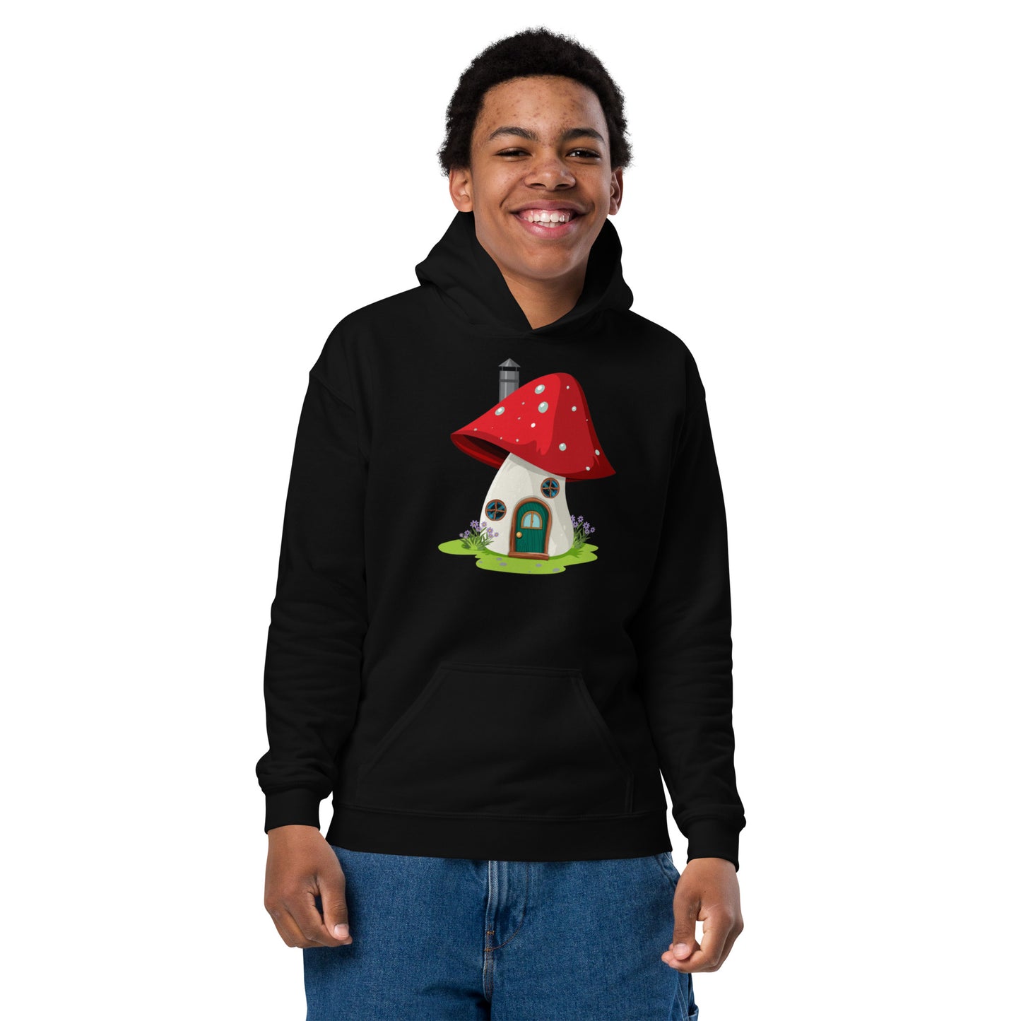 Mushroom house hoodie