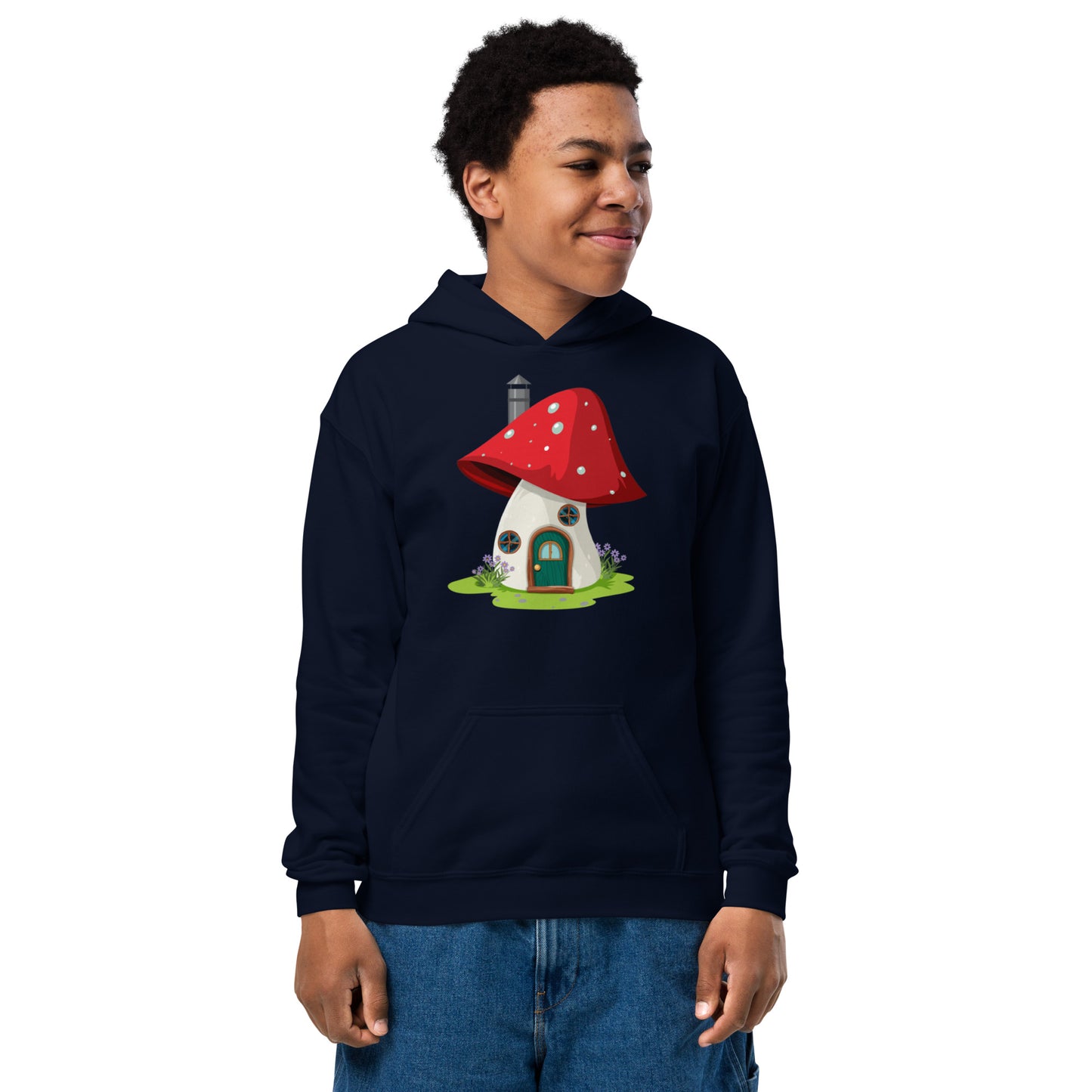 Mushroom house hoodie