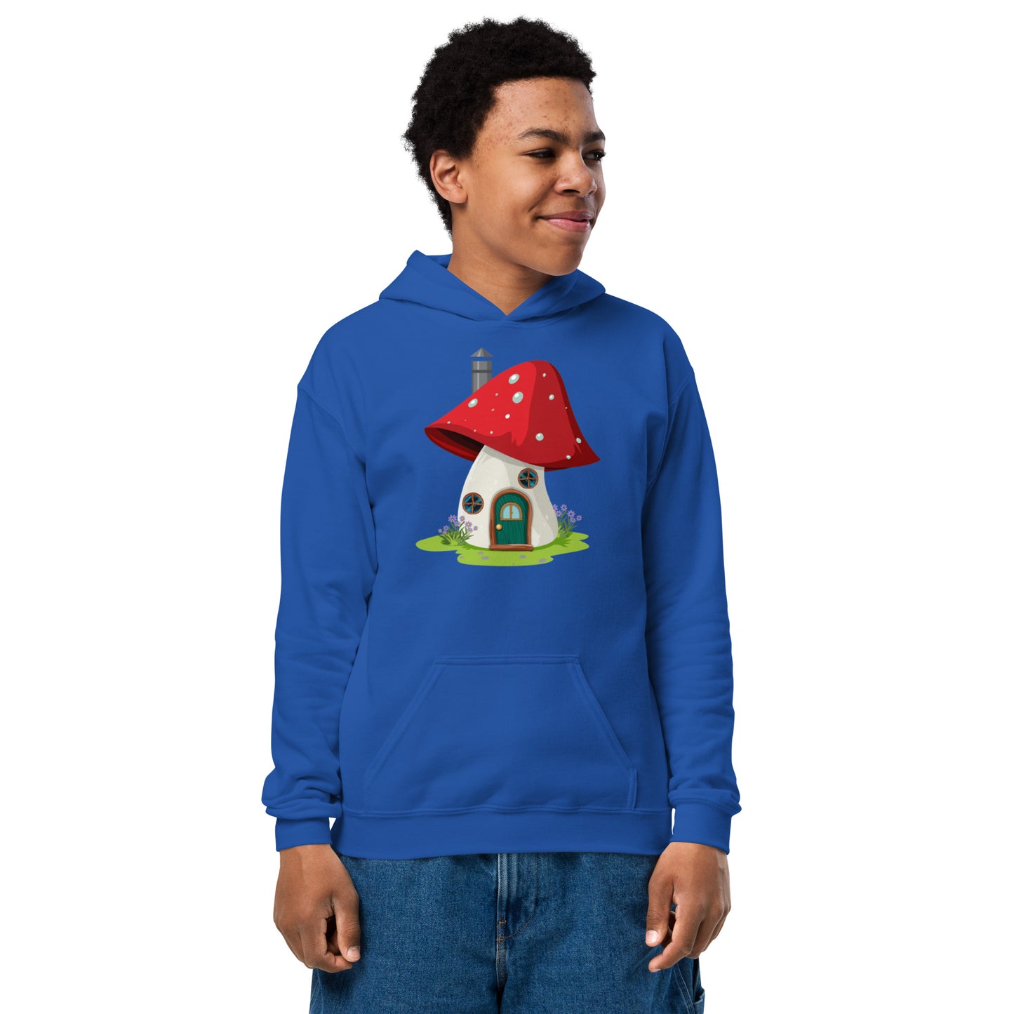 Mushroom house hoodie