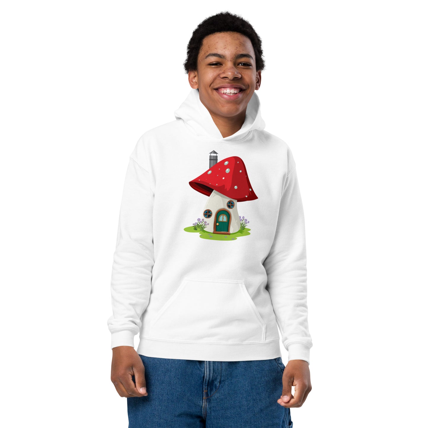 Mushroom house hoodie