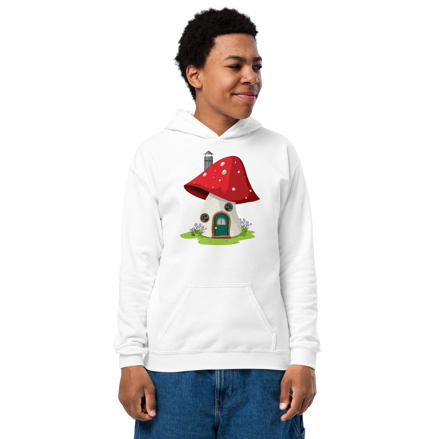 Mushroom house hoodie